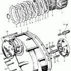 CL72 Clutch @ left crankcase cover