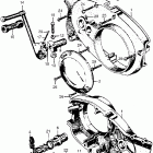 CL72 Kick starter @ right crankcase cover