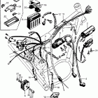 CL72 Wire harness @ battery