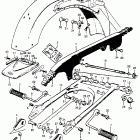 CB72 Swingarm @ rear fender