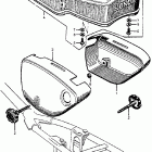 CB72 Air cleaner case @ seat