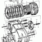 CA72 Clutch @ left crankcase cover