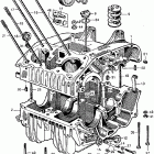 CA77 Upper crankcase @ lower crankcase