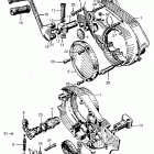 CA72 Kick starter arm @ right crankcase cover