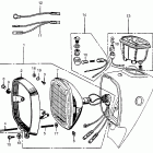 CA72 Headlight @ speedometer