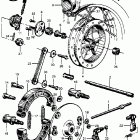 CB77 Переднее колесо