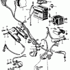CB72 Wire harness @ battery