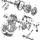 CA72 Заднее колесо