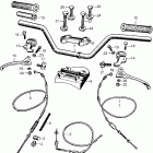 CA95 Control levers (1) @ cables (1) @ handlebar (1)