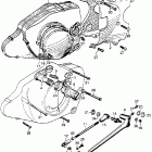 CB92 Clutch adjuster @ left crankcase cover