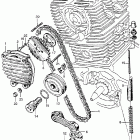 CA95 Cam chain @ cam chain adjust