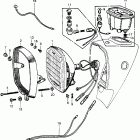 CB92 Headlight @ speedometer
