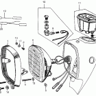 CA95 Headlight @ speedometer