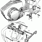 CA95 Clutch adjuster @ left crankcase cover