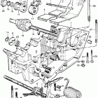CB92 Lower crankcase @ kick starter