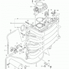 DF150 Впускной коллектор и дроссель газа
