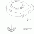 DF100/DF115 Крышка механизма маховика