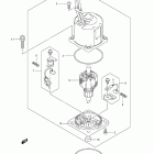 DF200/DF225/DF250 Двигатель силового привода PTT