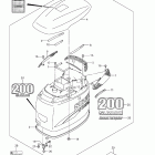 DF200/DF225/DF250 Капот (df200)