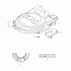 DF70A 80A 90A Крышка механизма маховика