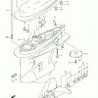DF200 Картер (Gear Case) (DF200Z, DF225Z, 250Z)