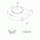 DF140Z Крышка механизма маховика