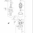 DF40/DF50 Стартер электрический  (модели 1999-2000 года)