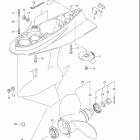 DF140T,Z Картер (Gear Case) (DF140T / WT)