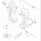 DF40/DF50 Кронштейн транца (для моделей 1999 года)