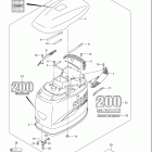 DF200/DF225/DF250 Капот (df200)