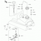 Bayou 250 (KLF250-A9F) Топливный бак