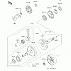 Bayou 250 (KLF250-A9F) Коленвал