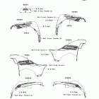 Brute Force 750 4x4i (KVF750-D9F) Decals(d.r.red)(d9f)