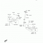 KFX90 (KSF90-A7F) Рулевой вал