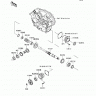 KFX700 (KSV700-B6F) Передняя коническая зубчатая передача