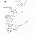 Bayou 250 (KLF250-A9F) Задняя ось