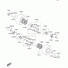 KFX90 (KSF90-A7F) Переднее колесо