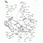 KFX700 (KSV700-B6F) Рама ,крепежные детали