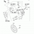 KFX700 (KSV700-B6F) Передний тормоз