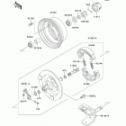 Bayou 250 (KLF250-A9F) Переднее колесо