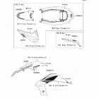 KFX450R  (KSF450-B9F) Decals(green)(b9f)