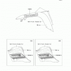 Prairie 360 4X4 (KVF360-A9F) Decals(white)(a9f)
