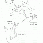 Prairie 360 (KVF360-B8F) Боковые обтекатели