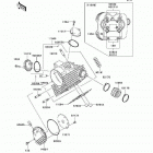 Prairie 360 (KVF360-B8F) Головка цилиндра