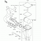 Prairie 360 (KVF360-B8F) Воздухозаборник