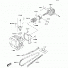 KFX50 (KSF50-B8F) Коленвал и поршни