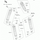 Bayou 250 (KLF250-A9F) Амортизатор