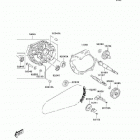 KFX50 (KSF50-B8F) Валы и вилки переключения передач