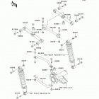 Bayou 250 (KLF250-A9F) Задняя подвеска