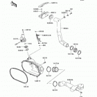 Prairie 360 (KVF360-B8F) Крышка вариатора